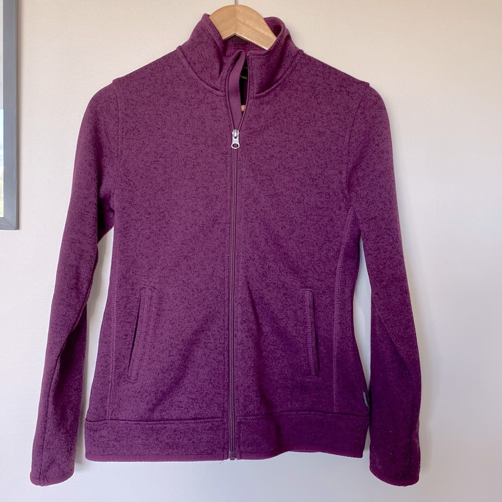 Eddie Bauer full zip up sweater jacket. Size XS